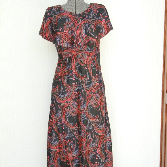 Pure silk beautiful 60's or 70's dress - removable collar - Picture 1 of 4